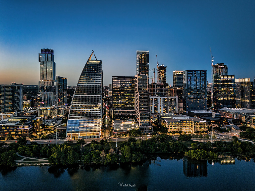 Blue Hour Skyline, Austin, Texas