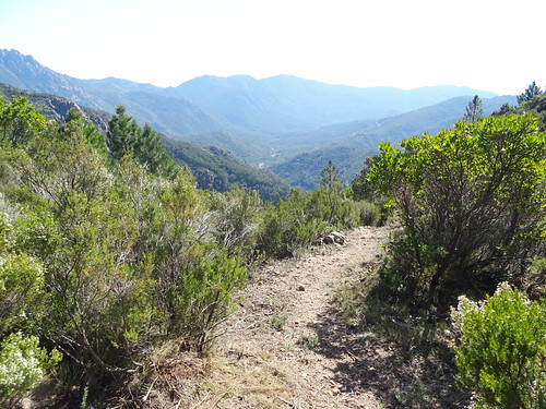 Finicione RG (HR11) : Bocca di Ricu et vue versant Cavu