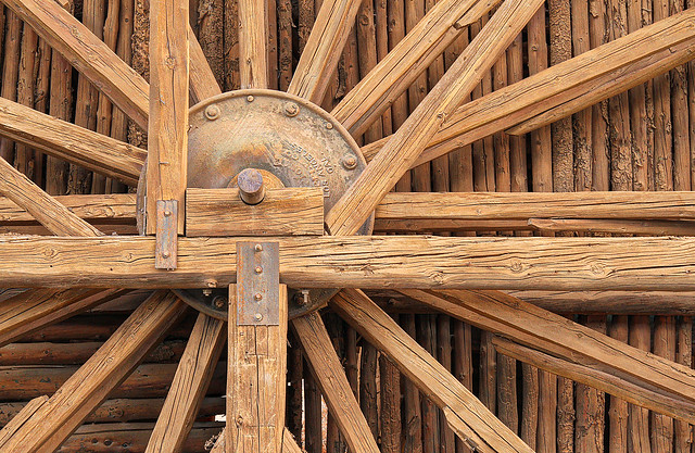 Gold Mill Wheel Detail