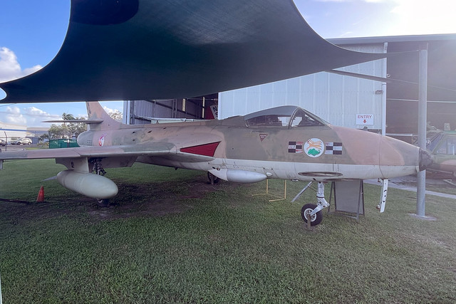 533 Hawker Hunter FR.74B @ Caloundra Museum, Mar 2024
