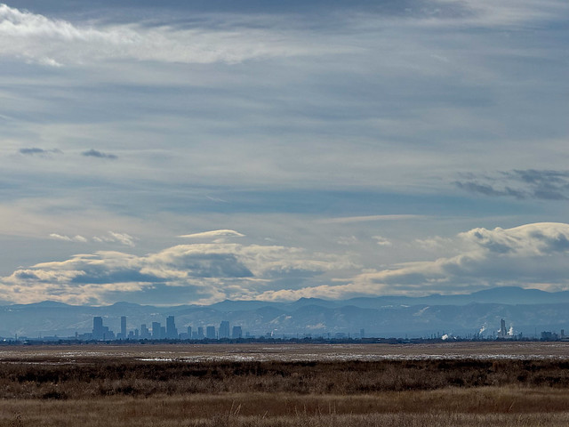 Denver Colorado Skyline at Rocky Mountain Arsenal
