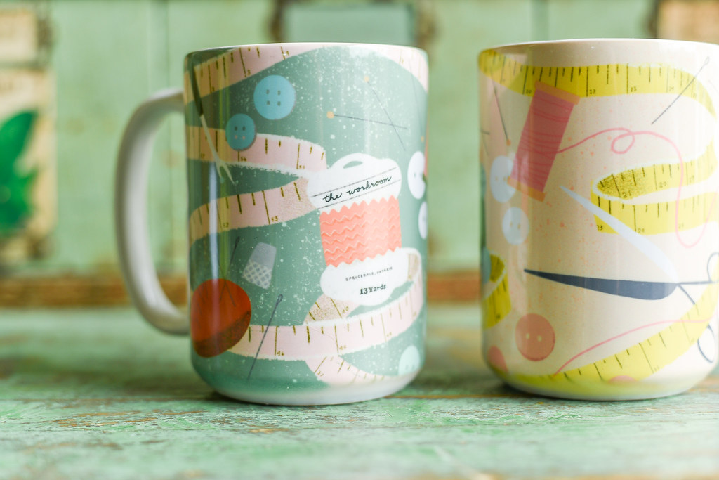 the workroom supply : Lizzy House Mugs