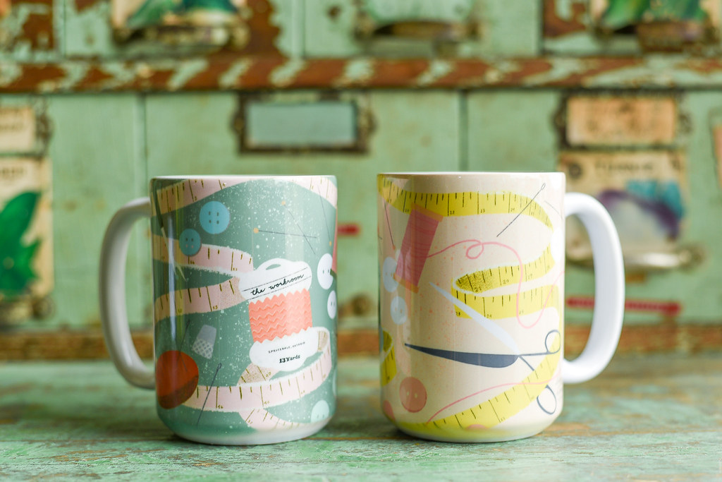 the workroom supply : Lizzy House Mugs