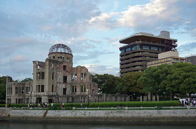 Hiroshima Peace Memorial aka Atomic Bomb Dome and Orizuru Tower, Hiroshima