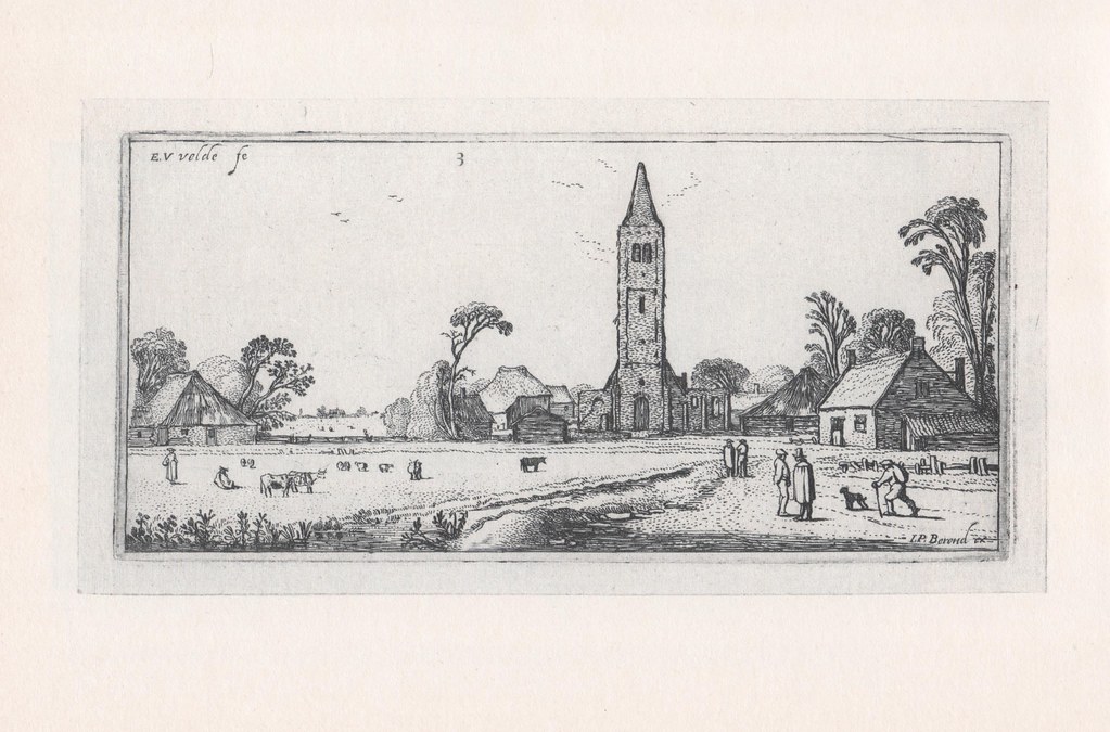 'Spaarnwoude Church Tower', by Esaias van de Velde.