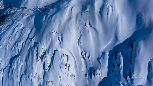 Windswept Snow Ridge Alaska Mavic 3 Pro