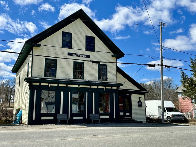 Campbell Store. 4 Main Street. Cherryfield, Maine. Contributing Building to the NRHP District. Built in 1865.