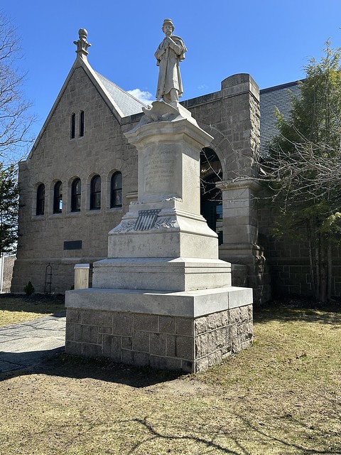 Civil War Monument. Court Street. Machias, Maine.
