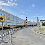 Train at High Street Underpass, Dayton Lane, Hamilton, OH 