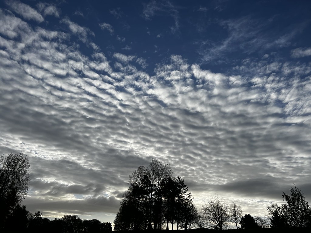 Morning HAARP Clouds - County Clare, Ireland - April 2024