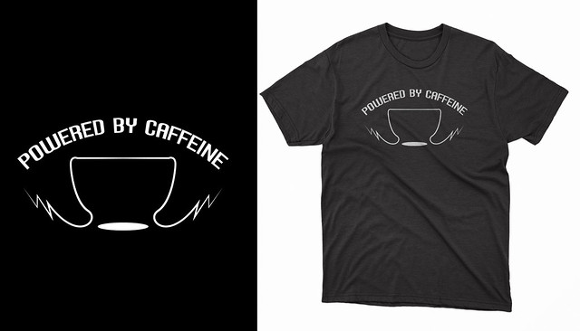 typhography coffee tshirt design