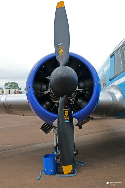 G-AHKX Avro 19 Anson Series 2, BAE Systems (Operations) Ltd, RAF Fairford, Gloucestershire