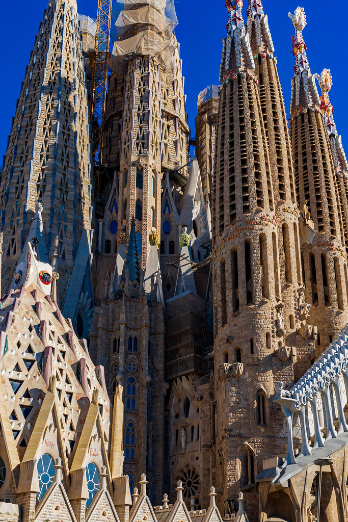 The sights and buildings of Barcelona