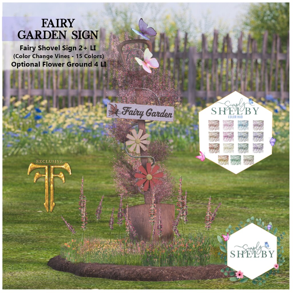 Fairy Garden Sign FairyFF
