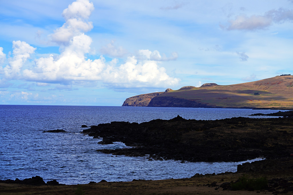 Pacific shore, Easter Island