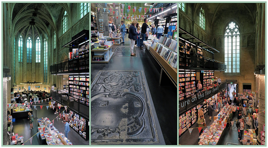 Boekhandel Dominicanen, librairie dans une église dominicaine désacralisée, Maastricht, Limbourg, Nederland, Pays-Bas