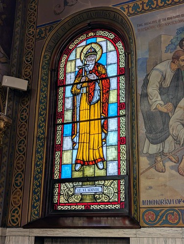 St. Vladimir In the nave of the St. Theodocious Orthodox Cathedral in the Tremont neighborhood of Cleveland 