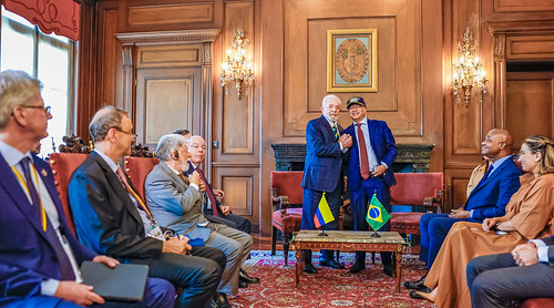 17.04.2024 - Reunião restrita com o Presidente da República da Colômbia, Gustavo Petro