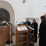 17 апреля 2024, Божественная литургия в Спасо-Преображенском кафедральном соборе (Тверь)