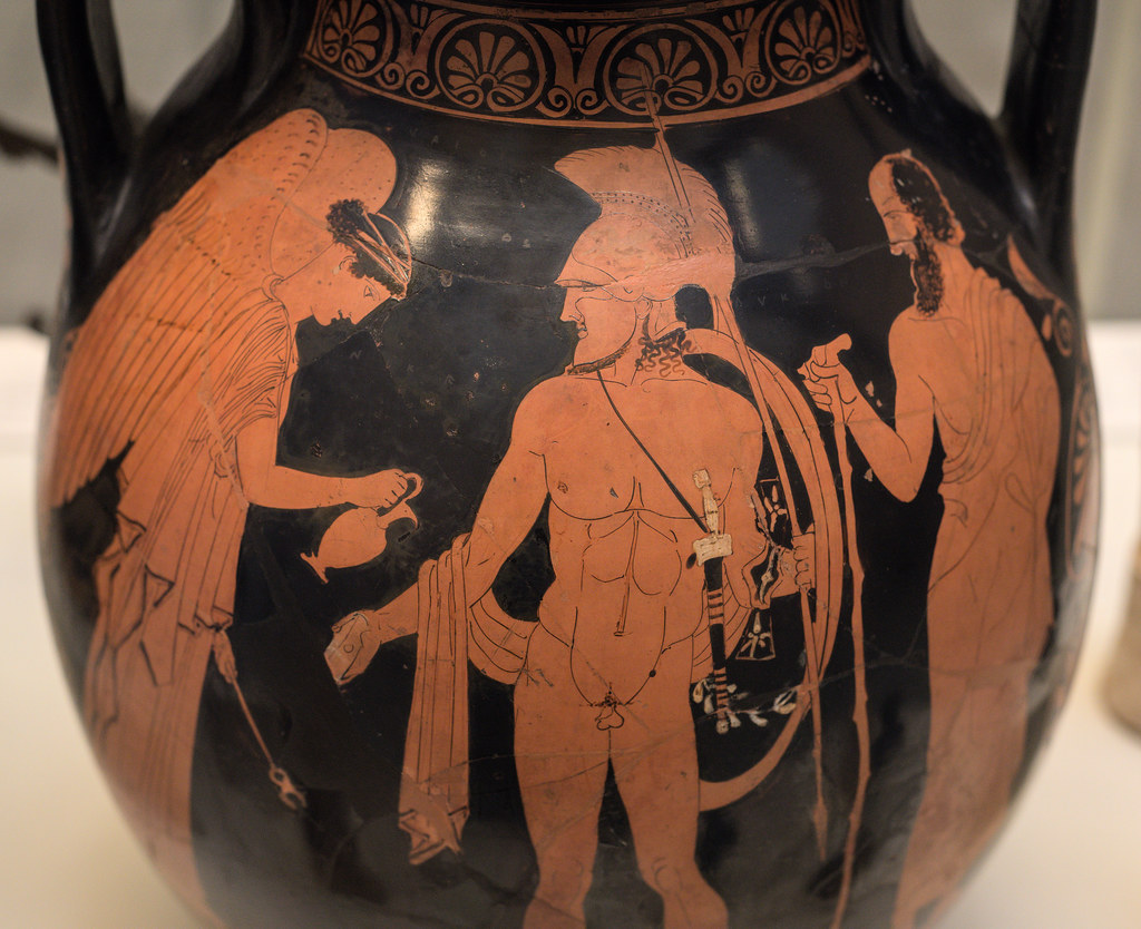 Athenian Red Figure pelike, name-vase of the Lykaon Painter, 2