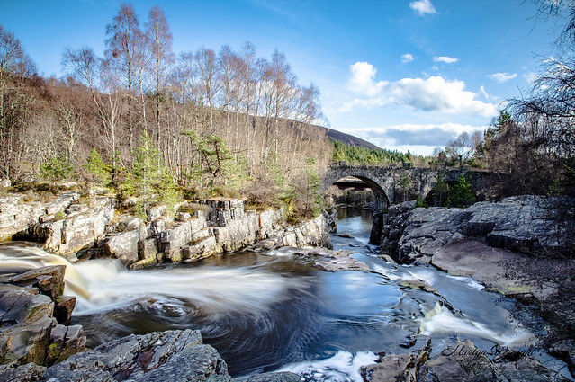 Black Water Falls, Garve, Scotland