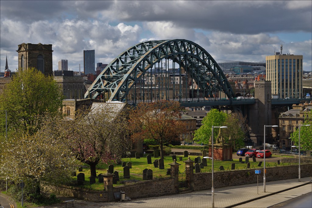 Tyne Bridge Viewed From Gateshead, Tyne & Wear, England.