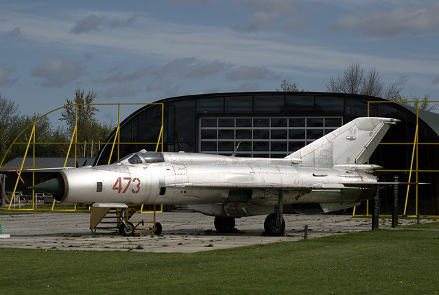 MiG21SPS-K 473 r EastGermanAF unmarked 240414 Lelystad-Aviodrome 1002