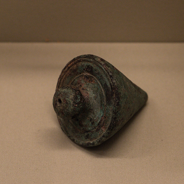 Roman bronze plumb-bob from Viroconium