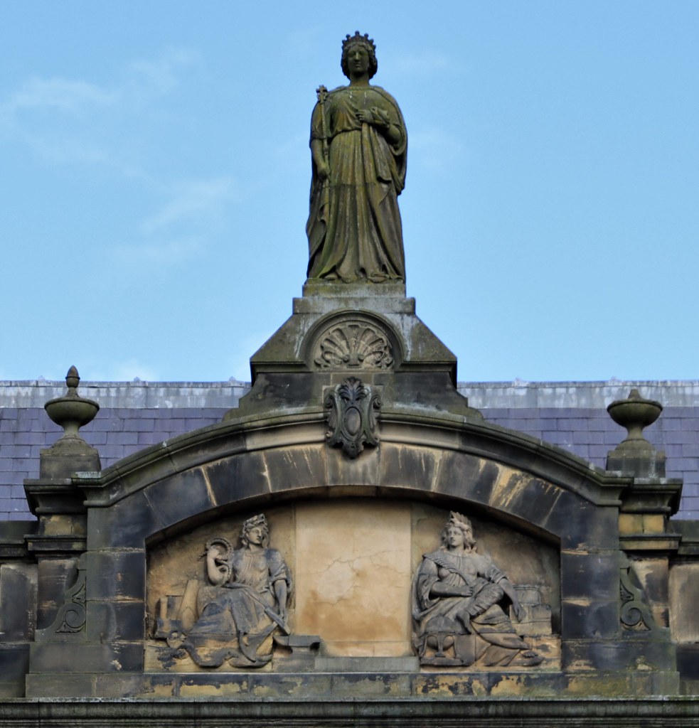 Queen Alexandrina Victoria's Statue, Gateshead Old Town Hall, Gateshead, Tyne & Wear, England.