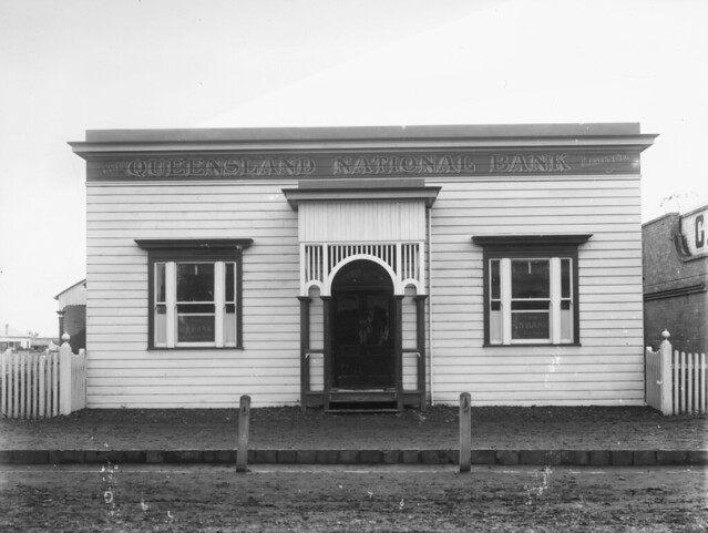 Timber building housing the Queensland National Bank, Pittsworth