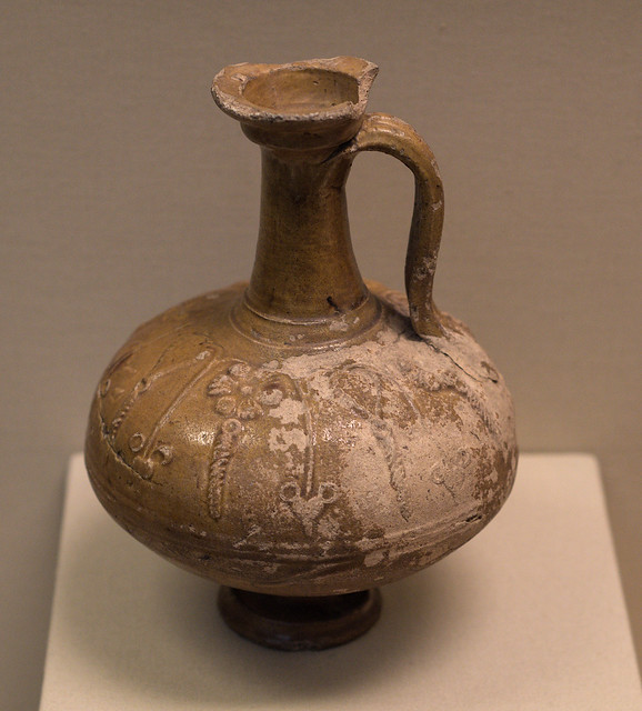 Central Gaulish glazed ware flagon from Colchester