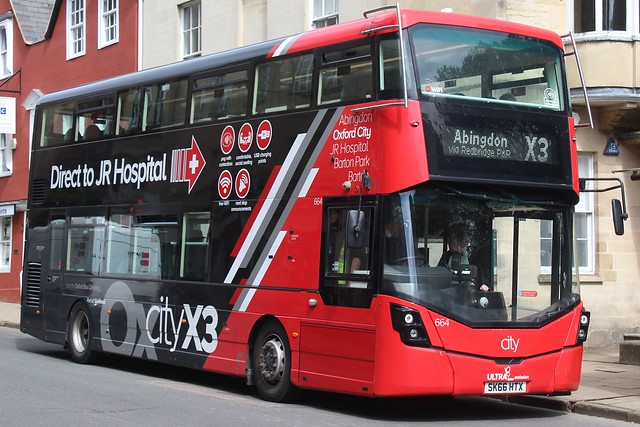 Oxford Bus Company Wright StreetDeck 664 (SK66 HTX)