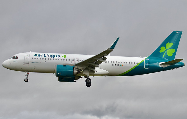 Brand new Aer Lingus A320-251N EI-NSD at Cork Airport 17-4-24