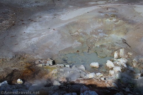 Another geothermal feature near Sulphur Caldron, Yellowstone National Park, Wyoming