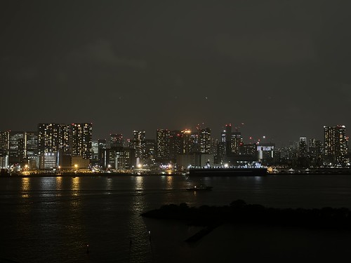 Nächtliche Skyline von Tokio