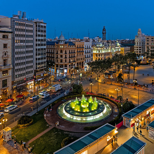 Hotel View - Plaza Ayuntamiento (valencia) (Olympus OM-1 & Leica 10-25mm f1.7 Zoom Lens)