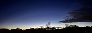 Twilight over Otley, West Yorkshire, UK : 17 April 2024