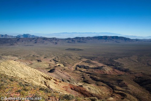 Views into Greenwater Valley from Coffin Peak, Death Valley National Park, California
