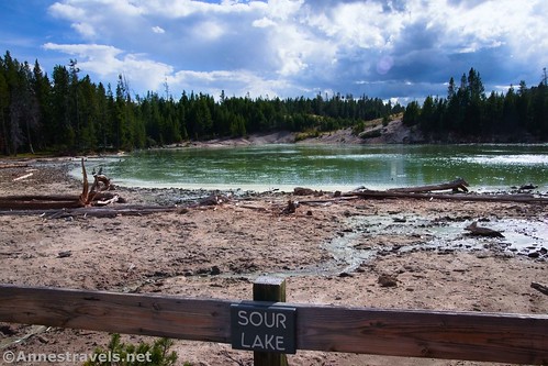Sour Lake - it's much prettier in real life, Yellowstone National Park, Wyoming