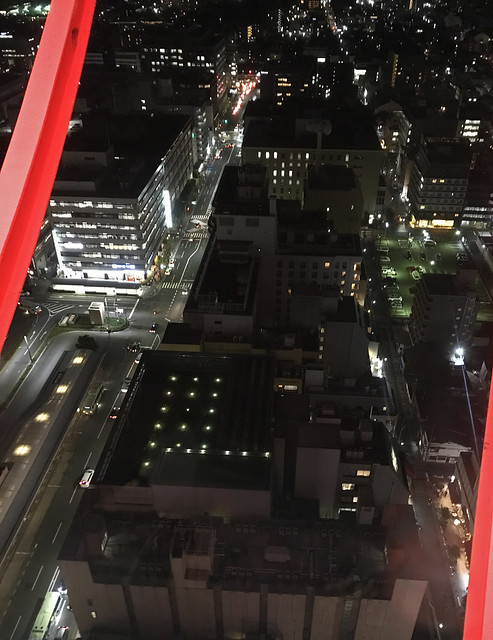 Night View West from the Nidec Kyoto Tower ニデック京都タワー
