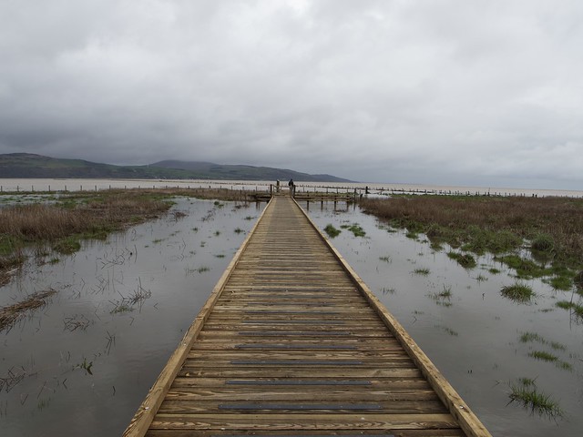 The new boardwalk to the Martyr’s stake, Wigtown, Dumfries and Galloway.