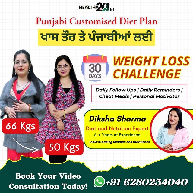 Weight Loss in 30 Days Challenge | Diet Plan by Dt. Diksha Sharma