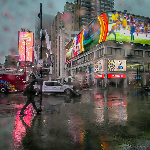 Wet Wednesday on Yonge Street