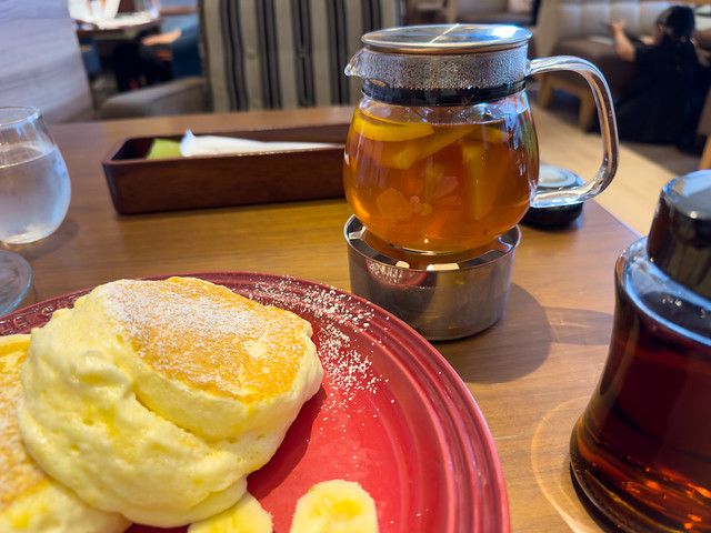 Fruits Tea & Soft Pancake