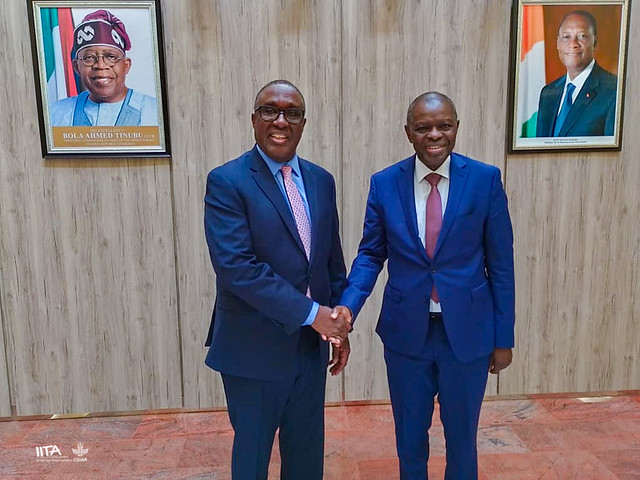 DG Simeon Ehui visits Cote d'Ivore Ambassador in Nigeria