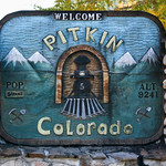 Pitkin Welcome Sign Welcome to Pitkin, Population Strange