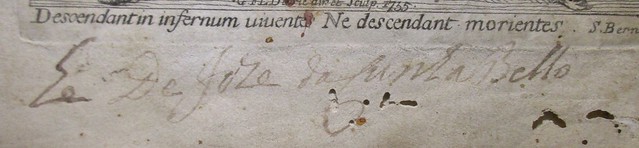 Penn Libraries BT835 .P46 1735: Inscription