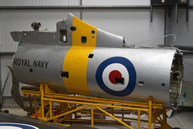 Hawker Hunter rear fuselage section [ID unknown]