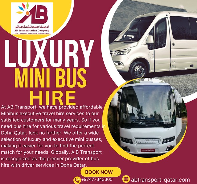 Luxury Minibus Hire for Comfortable Group Travel in Qatar