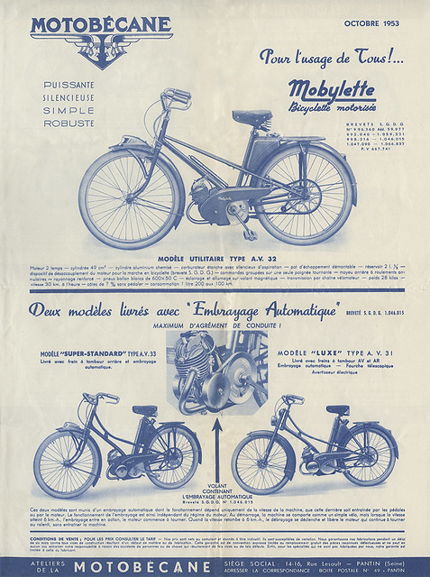 1953 Mobylette from Brochure